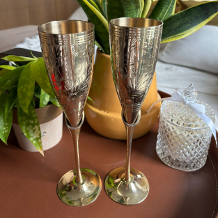 GOLD WINR GLASS IN BOX