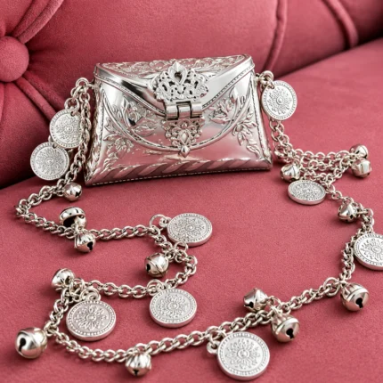 COIN PURSE WITH COIN HANGINGS''