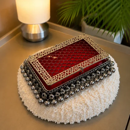 SMALL GHUNGURU COIN BOX''