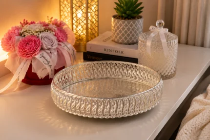 SS ROUND TRAY 5"''