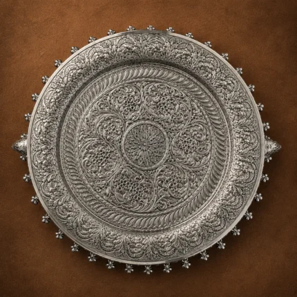 PURE ARTHI THALI OXIDISED''