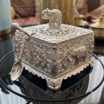 SS SUGAR POT SQUARE ELEPHANT''