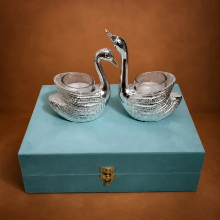 ROYAL SWAN TEA LIGHT SET