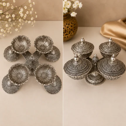 Floral Elegance Dry Fruit Stand